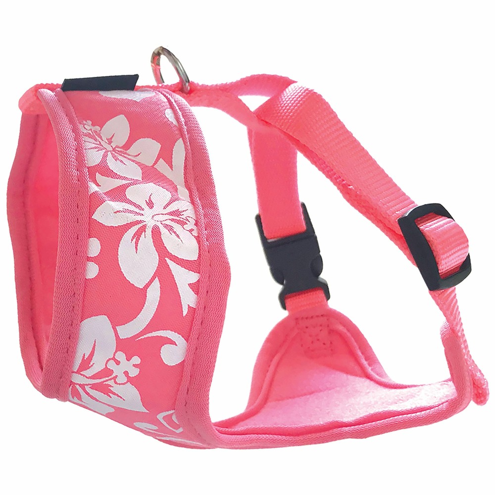 Harnais tee-shirt nylon doogy tahiti rose taille : m