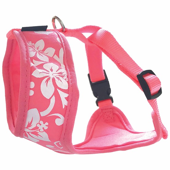 Harnais tee-shirt nylon doogy tahiti rose taille : m