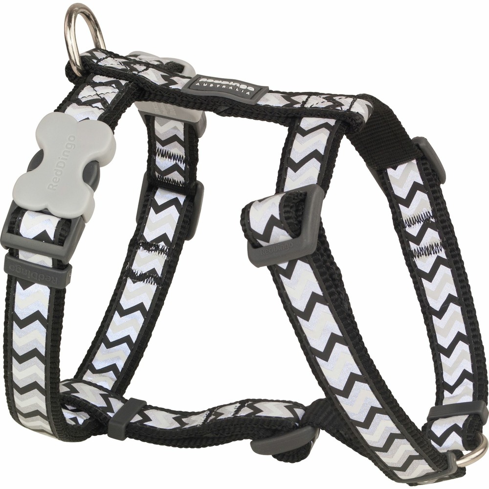 Harnais réglable red dingo reflective ziggy noir taille : t3