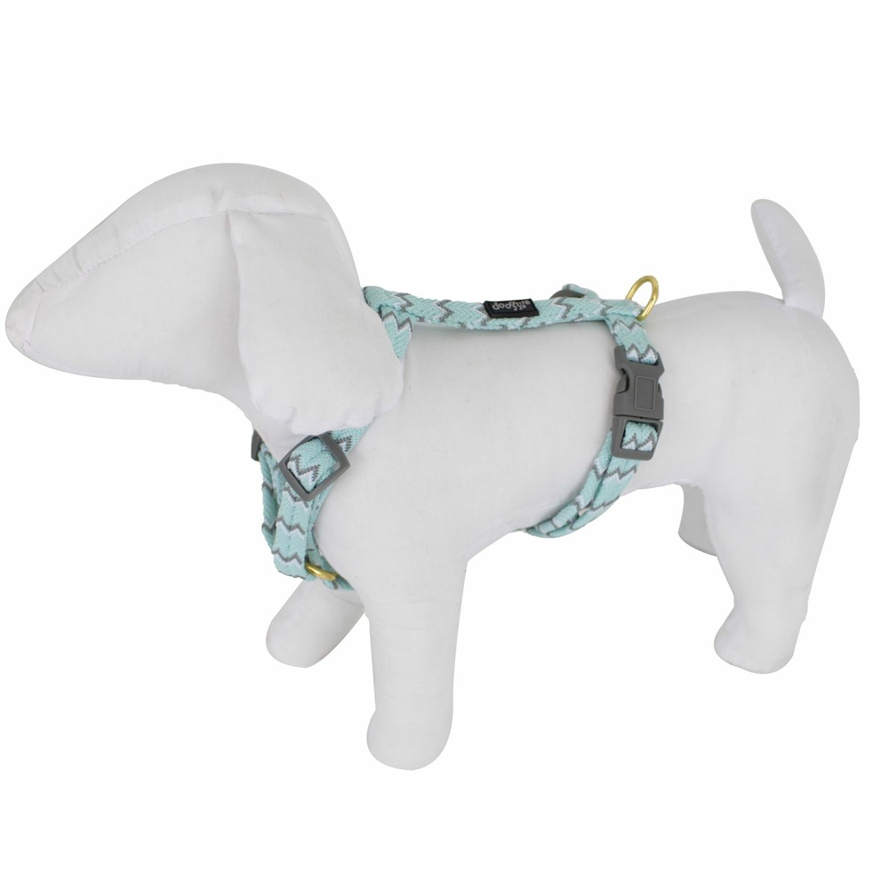 Harnais chien brasil turquoise doogy t xs