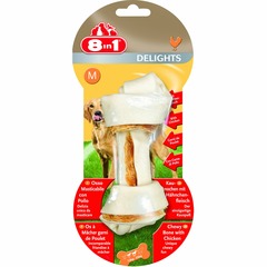 Friandises 8 in 1 delights os poulet taille : m