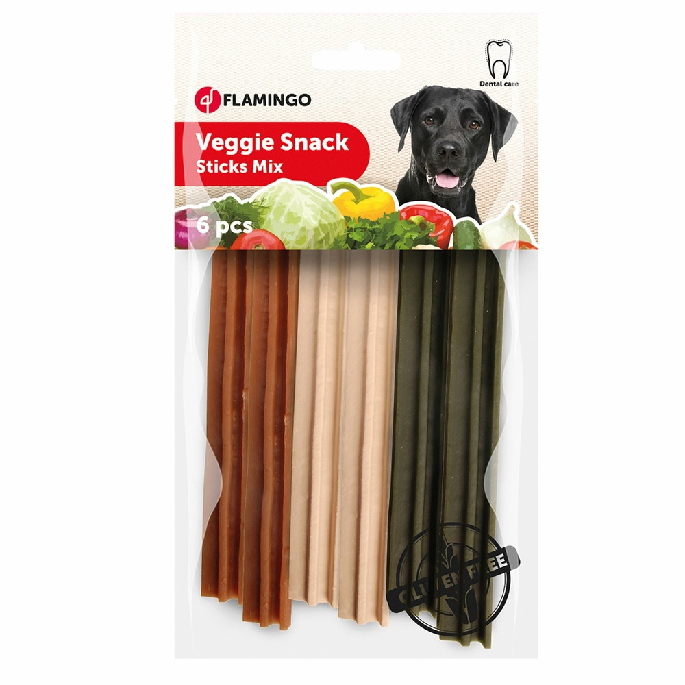 Friandises veggies mix : lot de 6 - 12cm