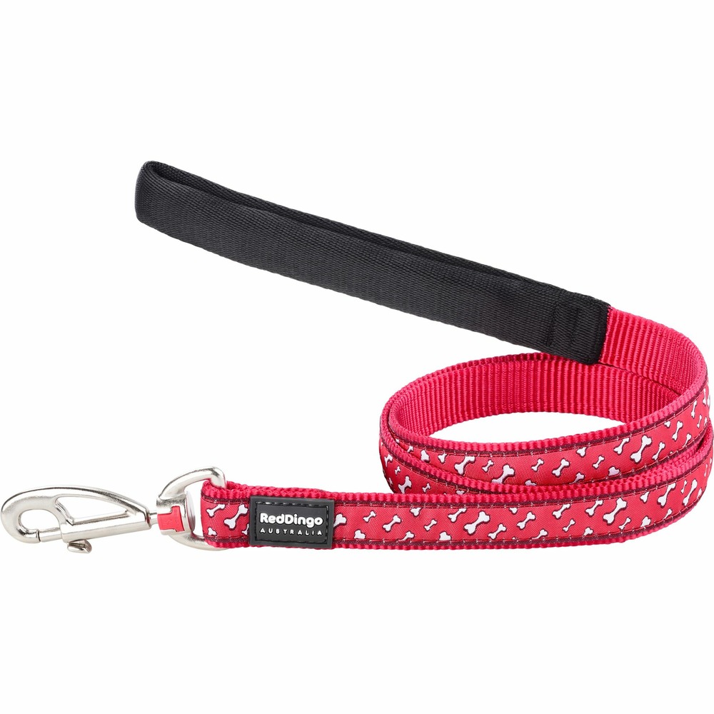 Laisse confort red dingo fantaisie rouge os taille : t1