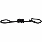 Laisse lasso corde basic noire taille : t3