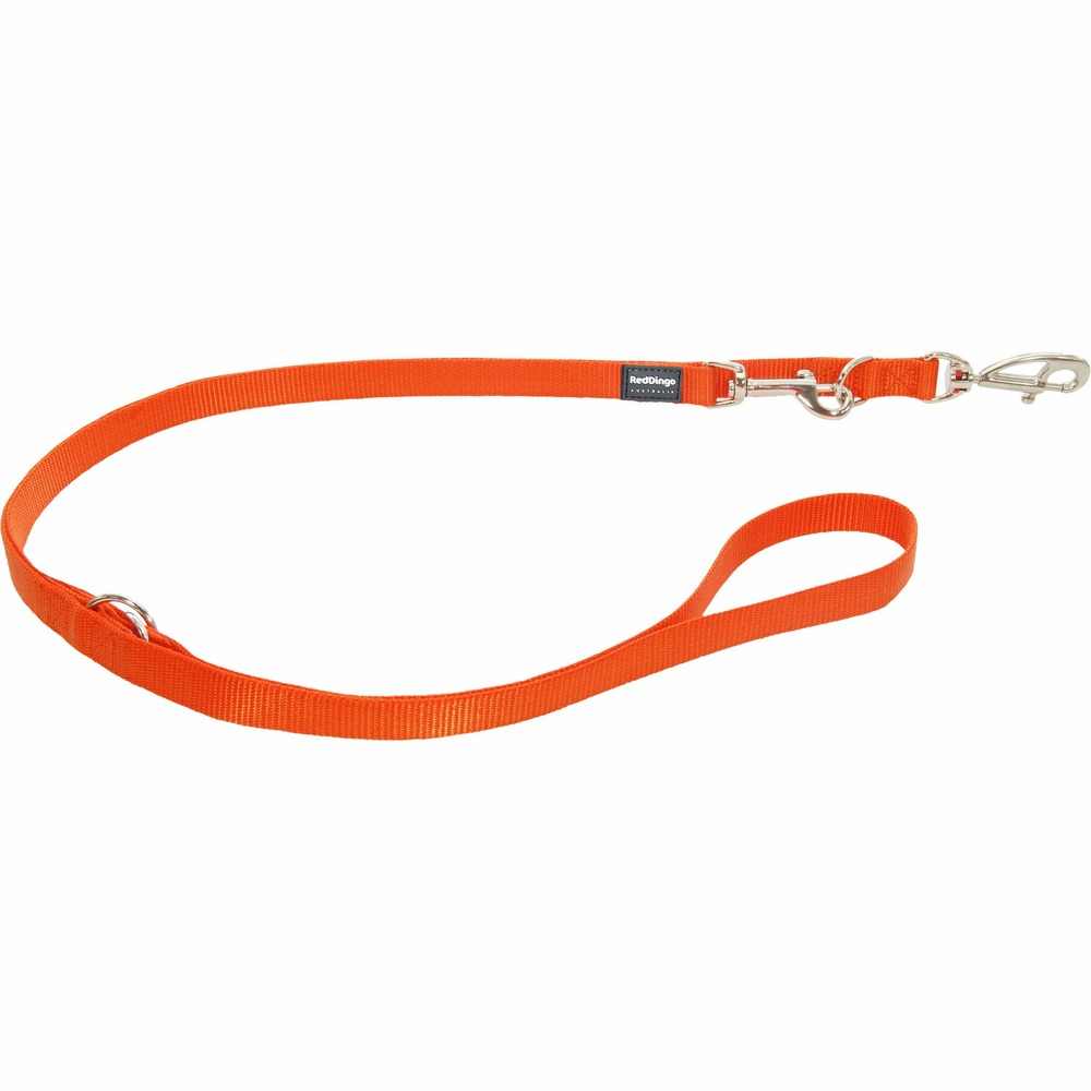 Laisse 3 positions red dingo basic orange taille : t3