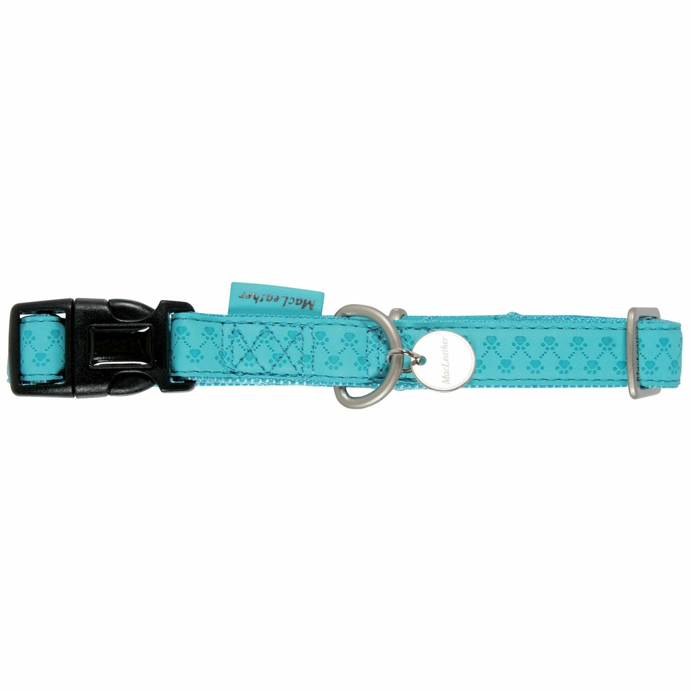 Collier réglable mac leather turquoise taille : t3