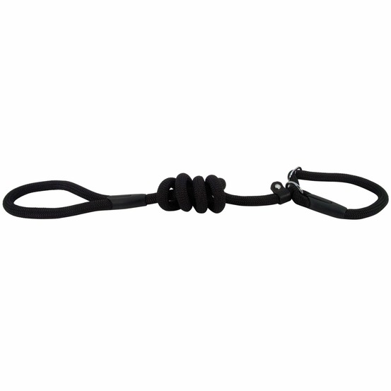 Laisse lasso corde basic noire taille : t2