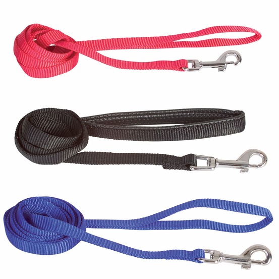 Laisse simple nylon rouge gamme essentiel