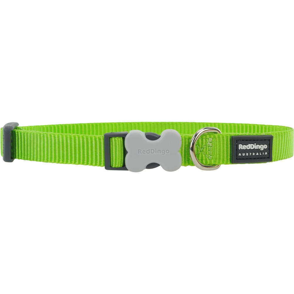 Collier chien réglable red dingo basic vert taille : t3