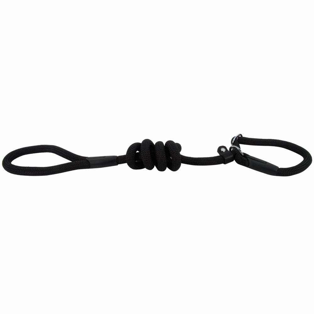 Laisse lasso corde basic noire taille : t1