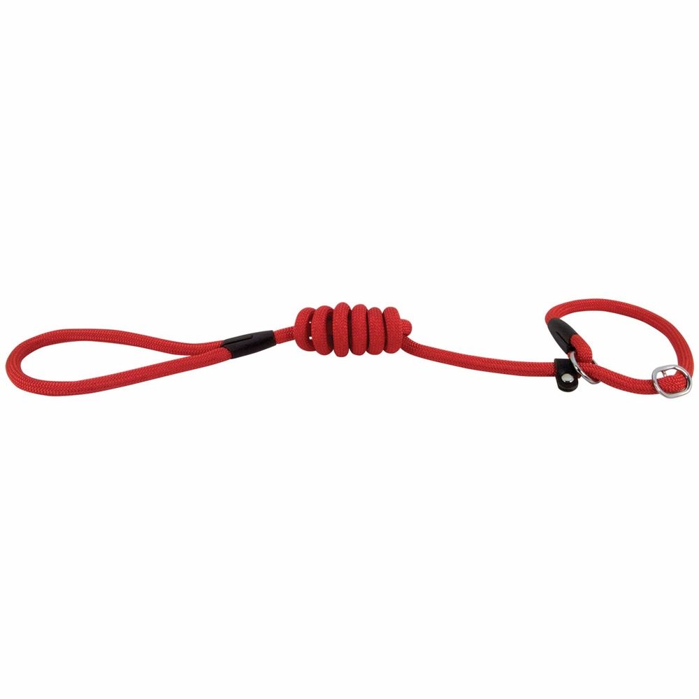 Laisse lasso corde basic rouge taille : t1