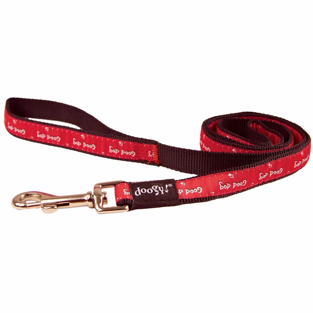 Laisse nylon fantaisie doogy rouge 
