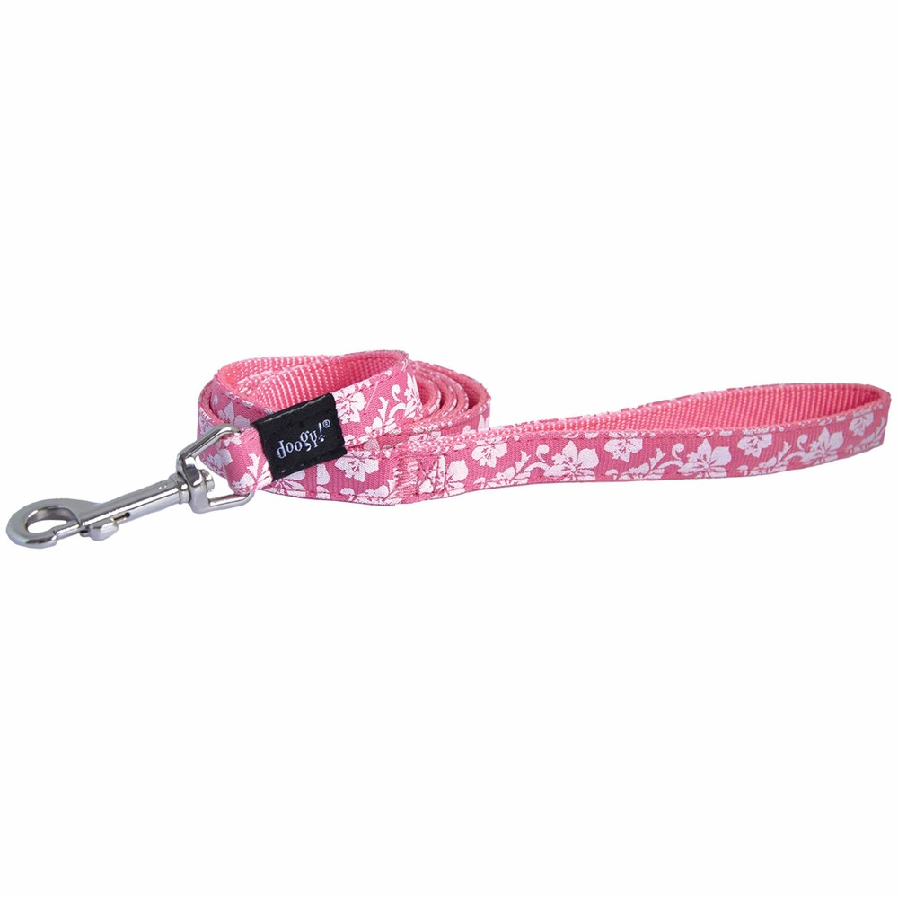 Laisse nylon tahiti doogy rose