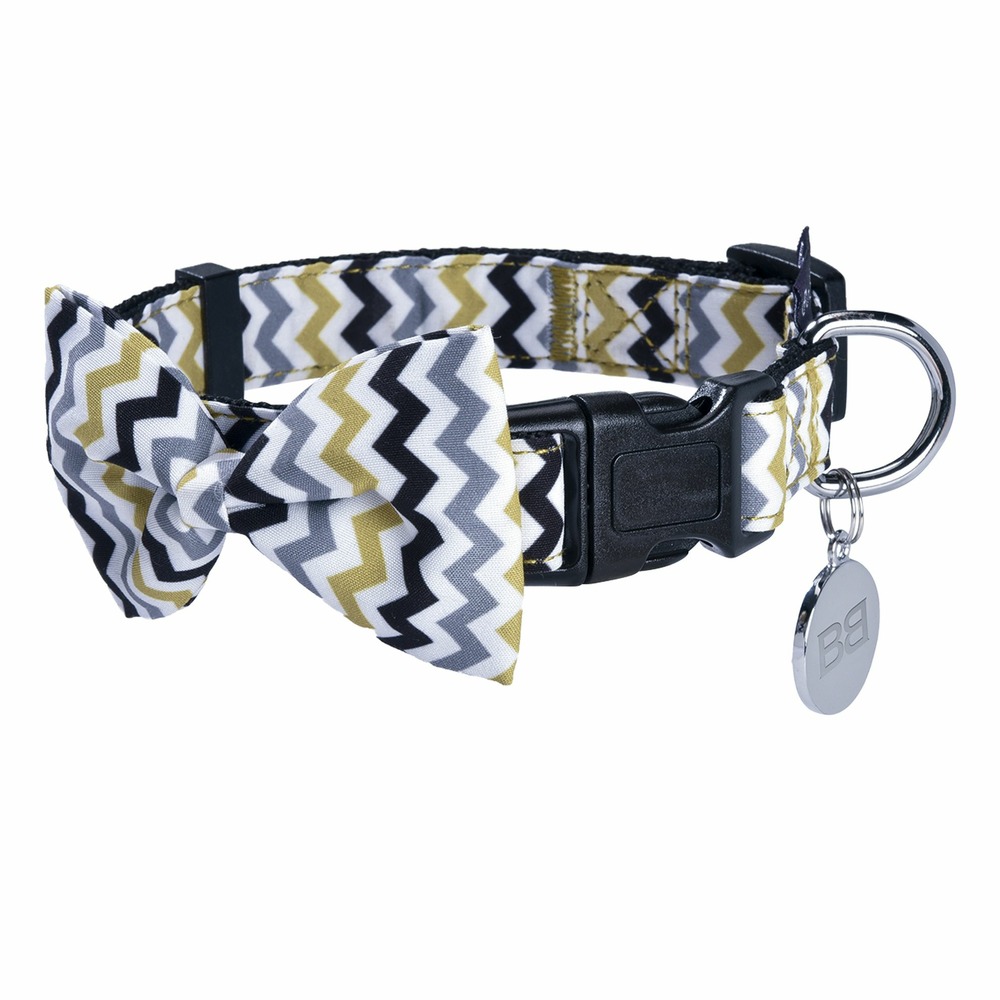 Collier noeud papillon zigzag