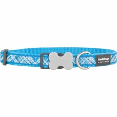 Collier chien red dingo fantaisie flanno turquoise taille : t2