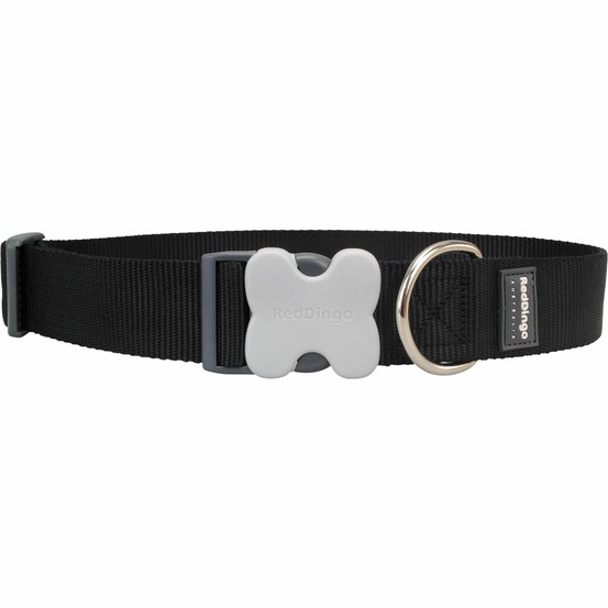 Collier réglable red dingo basic - gros chiens - couleur : noir