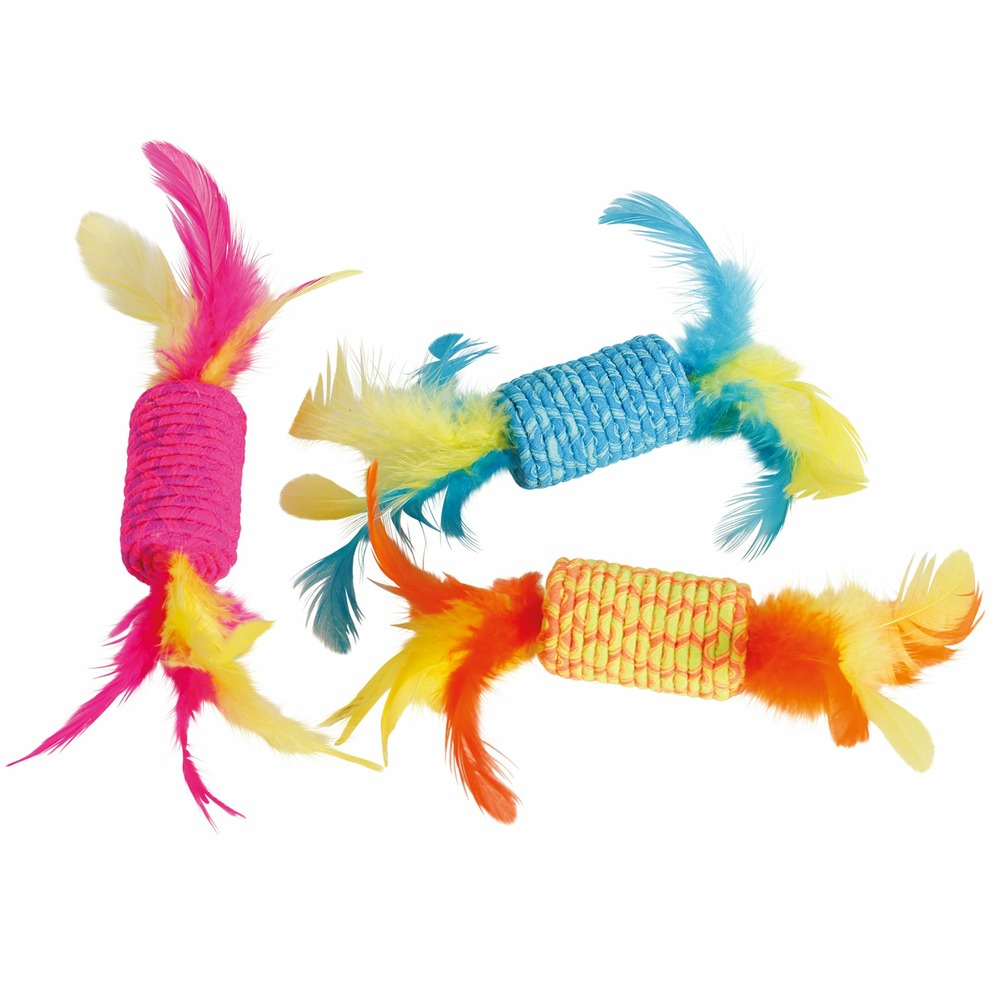 Jouet bonbons en élastiques pour chat