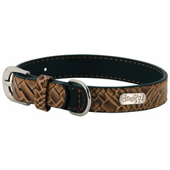 Collier chien dundee marron taille : t4