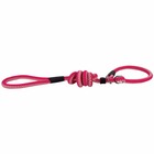 Laisse lasso corde fluo rose et fuchsia taille : t2