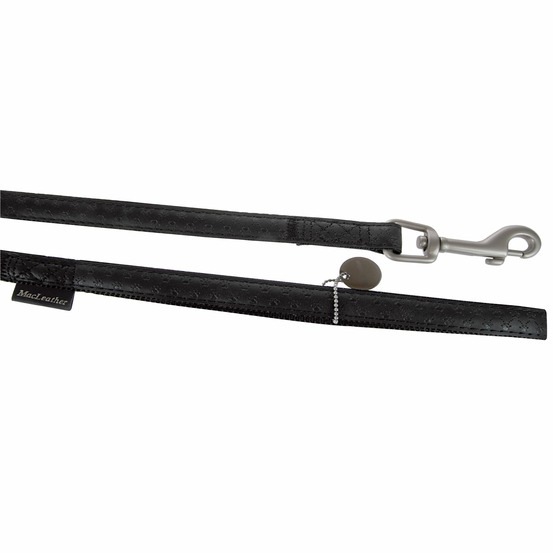 Laisse simple mc leather noir taille : t2