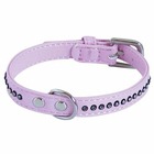 Collier chien glamorous rose 1 rang taille : t3