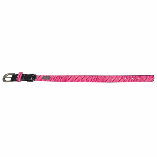 Collier chien dundee rose taille : t4