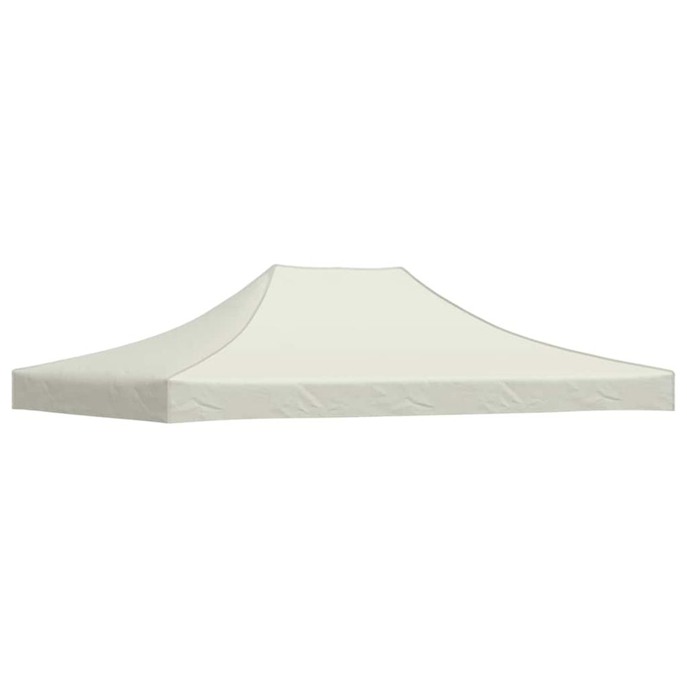 Toit de tente de réception 4x3 m crème 270 g/m²