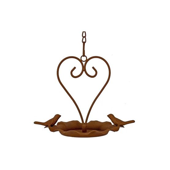 Mangeoire oiseaux suspendue love 22 x 15 x 46 cm