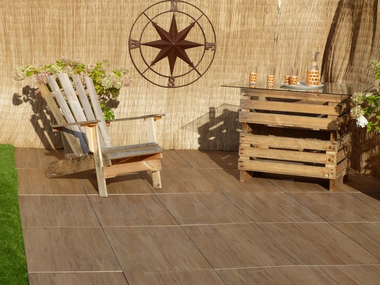 Terrasse roble 18 m² - 36 dalles