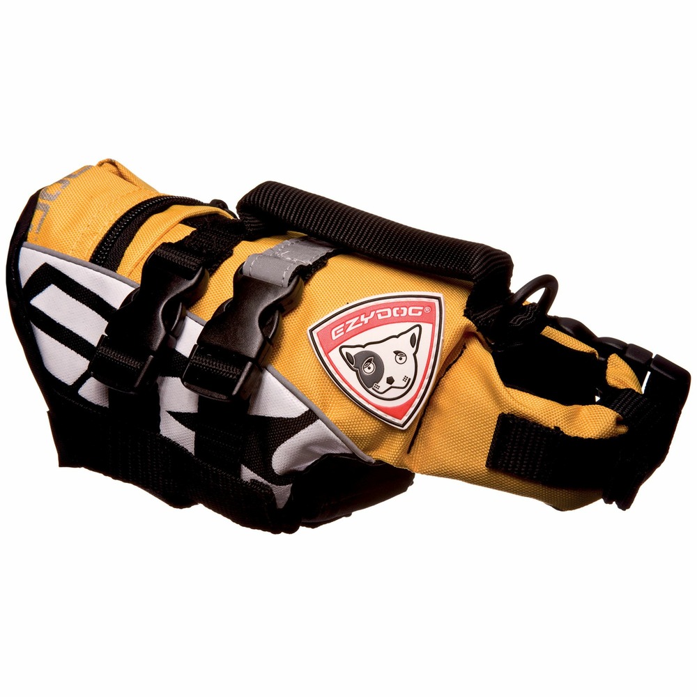 Gilet de sauvetage pour chien jaune - xxs