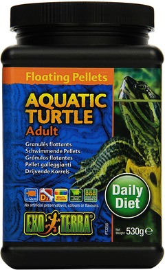 Aliment granulés flottants tortues aquatiques adultes 530gr