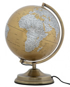 Lampe de table carte du monde