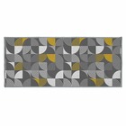 Tapis rectangle 50x120 cm rythmo gris
