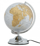 Lampe de table carte du monde