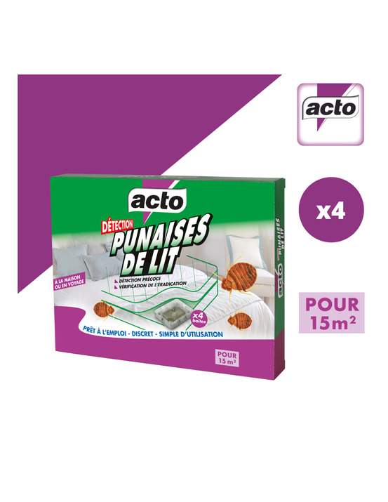 Boîtes de détection punaises de lit - acto