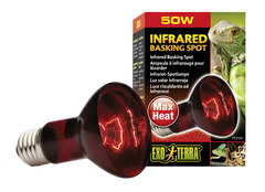 Exoterra lampe infrared basking spot pour reptiles