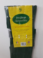 Treillis plastique extensible vert 1m x 2m