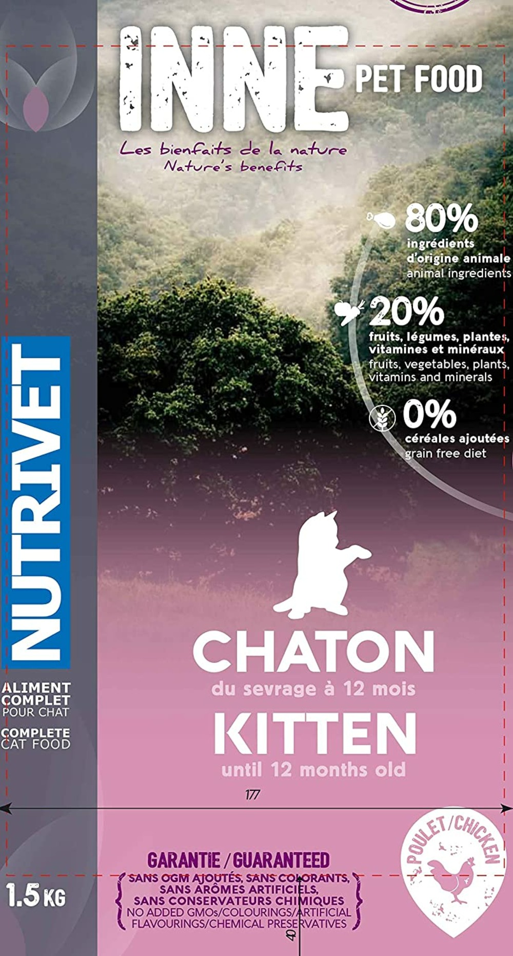 Croquettes chaton 1.5kg
