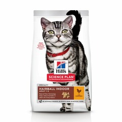 Croquette  chat adulte hairball indoor poulet 3kg