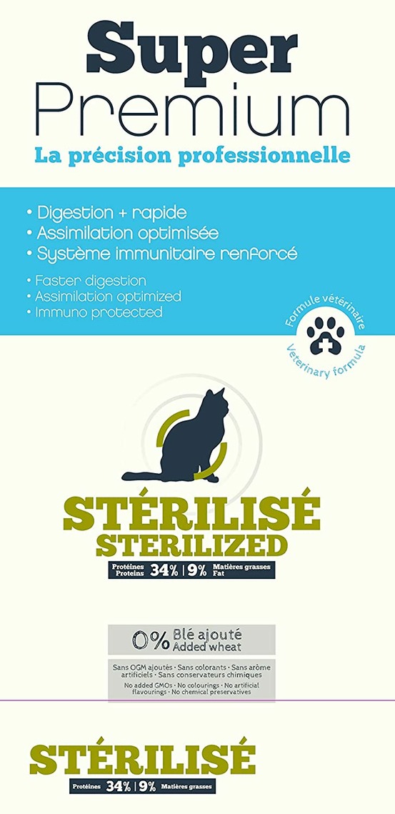 Croquettes chat stérilisé 3,5kg