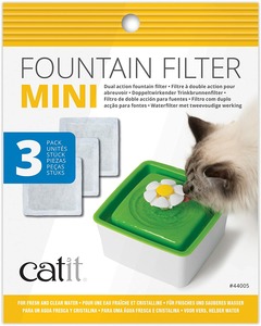 Catit pack de 3 filtres pour mini fontaine