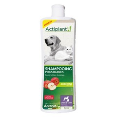 Actiplant shampooing poils blancs pour chien et chat 250 ml