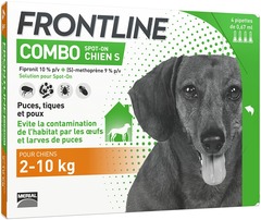 Frontline combo chien antiparasitaire pour chien 4 pipettes