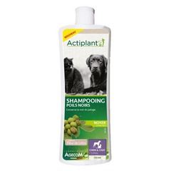 Actiplant shampooing poils noirs pour chiens et chats 250 ml