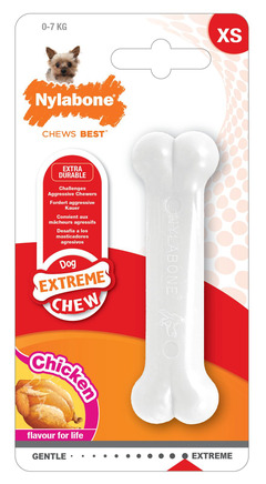 Nylabone jouet os extra durable extreme chew pour chien xs