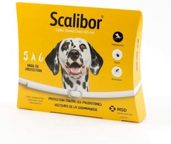 Scalibor  collier antiparasitaire pour grand chien 65 cm