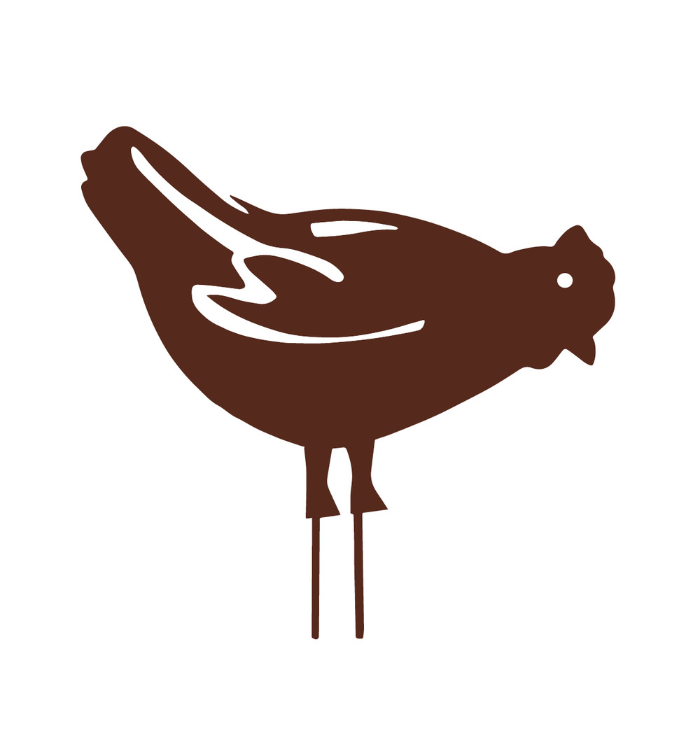 Figurine à piquer poule