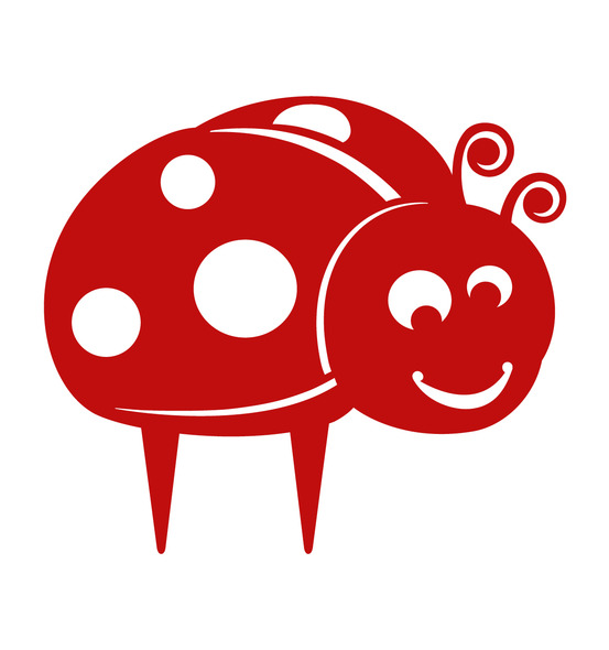 Figurine à piquer coccinelle