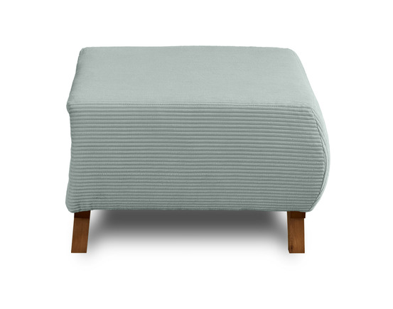 Cristal - pouf modulable - 65 cm - en velours côtelé