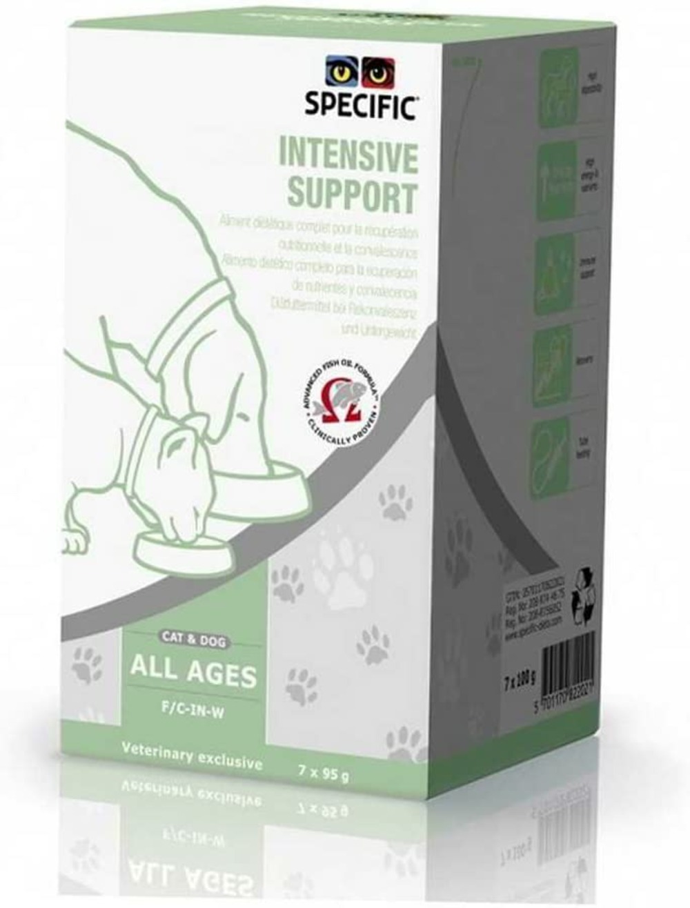 Boite f/c-rec-w intensive support pack 7 x 95g